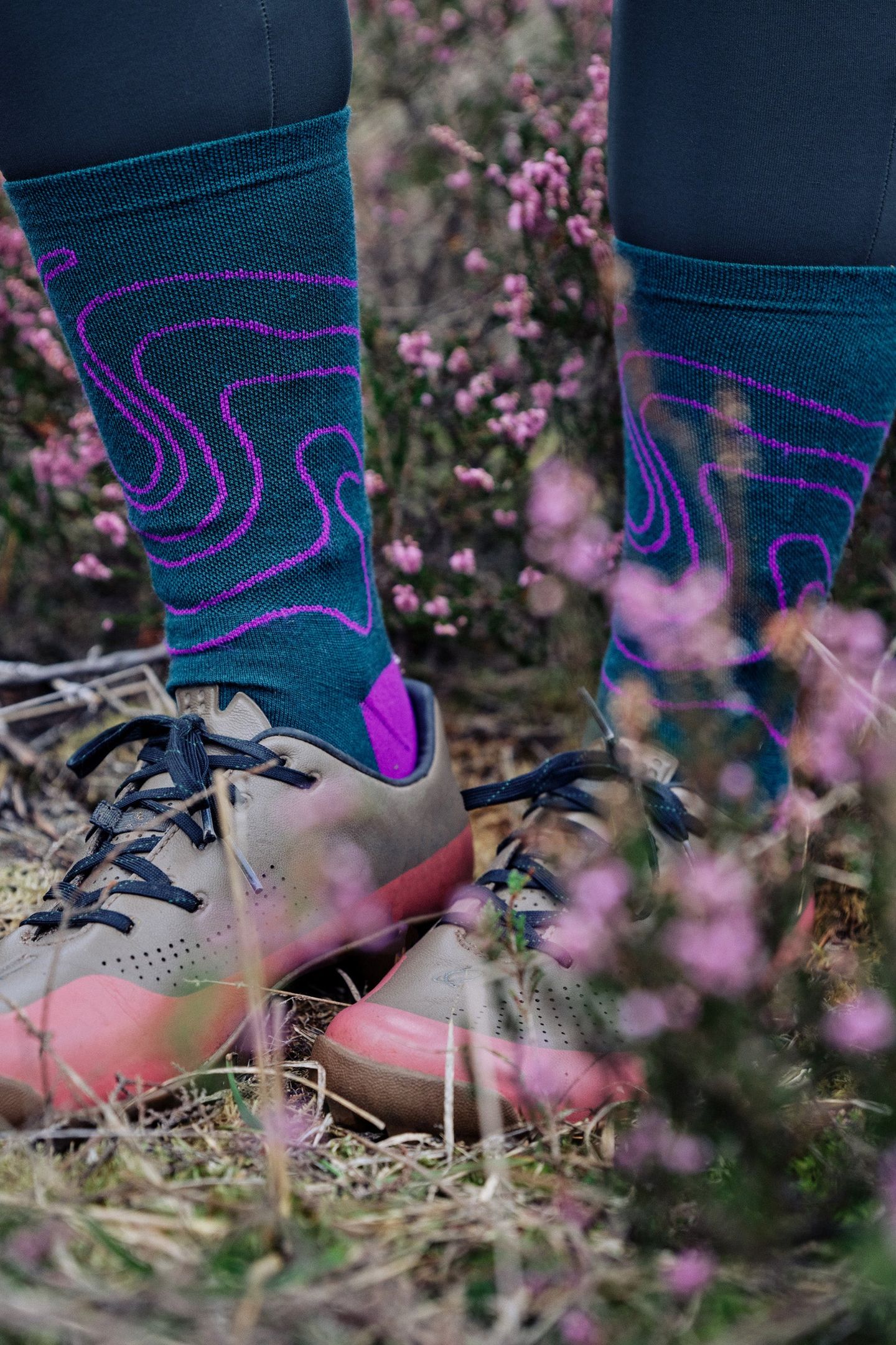 Merino Socks - Rhodo